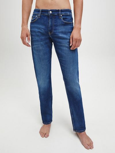 Calvin Klein Ruhák HU461014 | Calvin Klein Slim Férfi Farmernadrág Kék